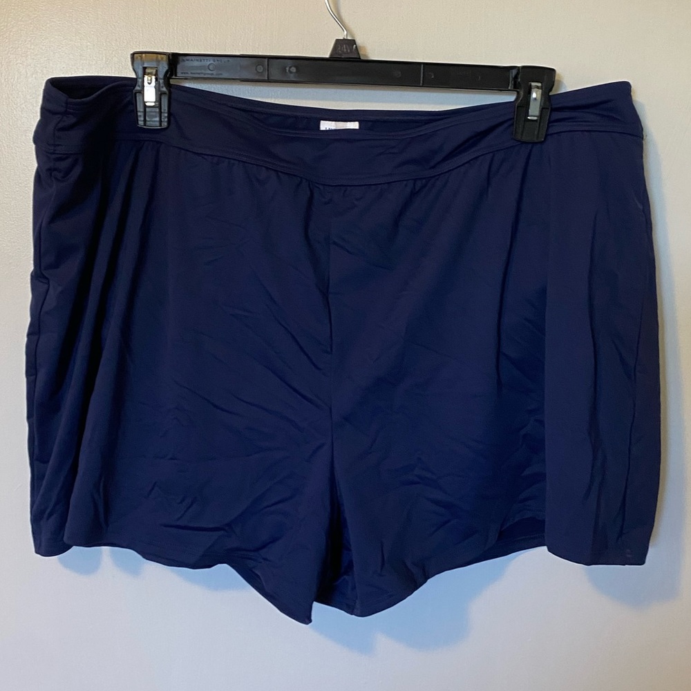 Navy blue fast dry swim shorts